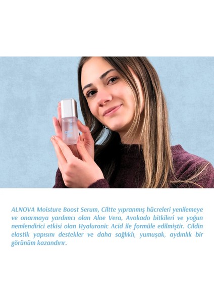 Hyaluronik Asit İçeren Günlük Yenileyici-Onarıcı-Nemlendirici Serum - Moisture Boost Serum