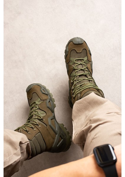 SS603 Su Geçirmez Bağcıklı Tactical/outdoor Kışlık Askeri Uzun Haki Çöl Botu fiyatları