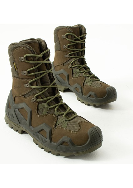 SS603 Su Geçirmez Bağcıklı Tactical/outdoor Kışlık Askeri Uzun Haki Çöl Botu modelleri