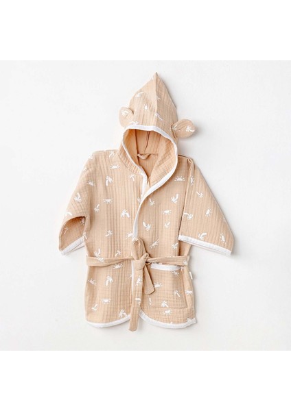 AC24611 Bathrobe Smil All Day Bebek Bornoz Beige