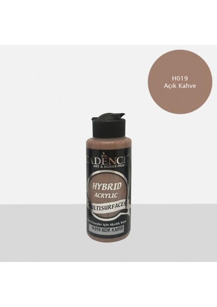 Akrilik Boya Hibrit 120 ml H019 Açık Kahve