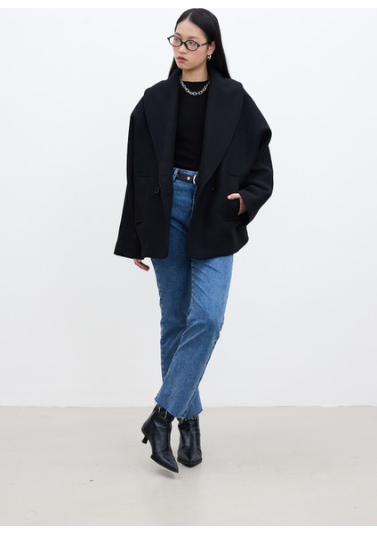 Hıgh Waıst Flare Jean Pantolon Mavi