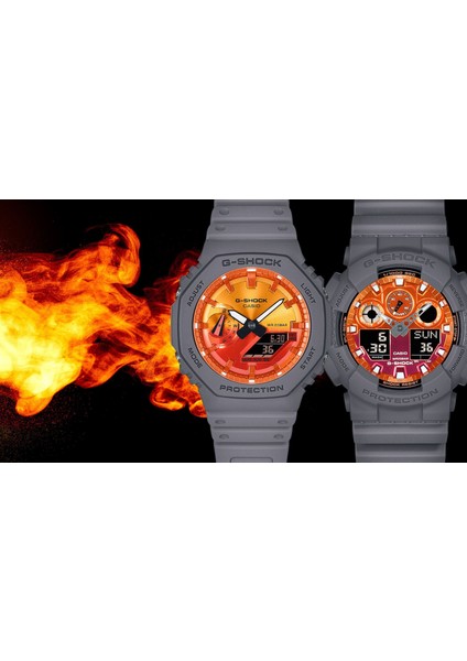 GA-2100FL-8ADR Erkek Kol Saati