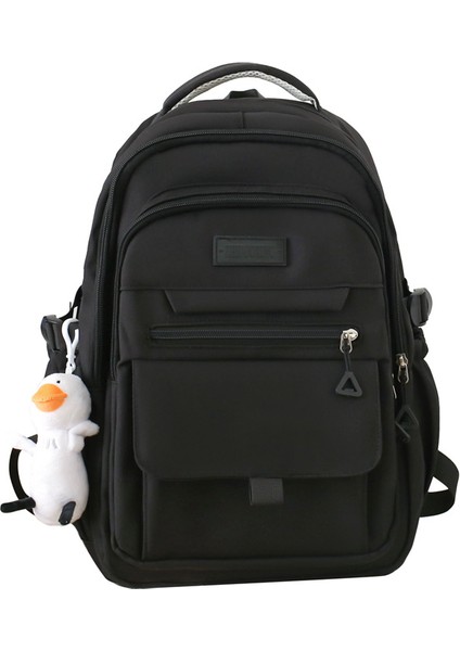 Mkjınmeı Düz Renk, Büyük Kapasiteli Sırt Çantası (Yurt Dışından)