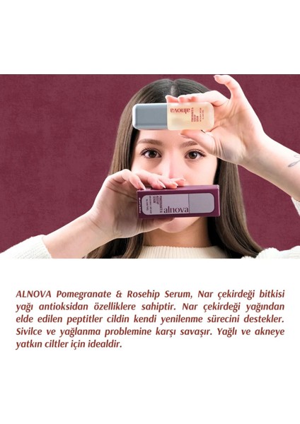 Nar Çekirdeği Yağı İçeren Serum - Pomegranate & Roseship Serum