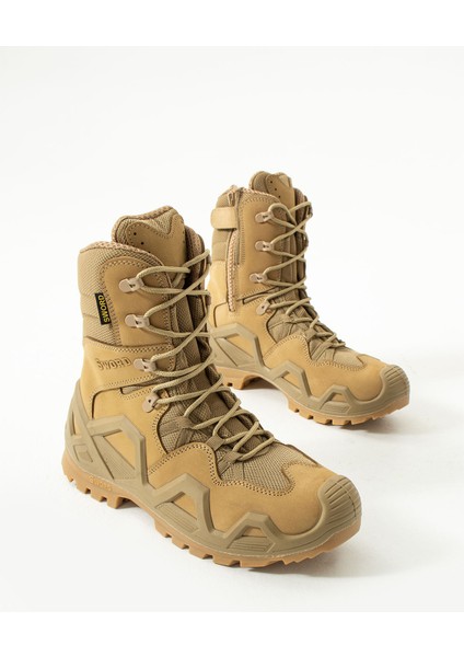 SS602 Su Geçirmez Fermuarlı/bağcıklı Tactical/outdoor Unisex Kışlık Askeri Uzun Bej Çöl Botu fırsatları