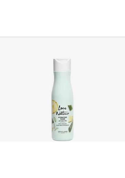 Love Nature Organik Aloe Vera ve Ananaslı Nemlendirici Tonik