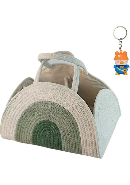 Bebek Bezi Sepeti Ins Ofis Çalışanı Çanta Anne Çanta El Çantası Dokuma Sepeti (Yurt Dışından)