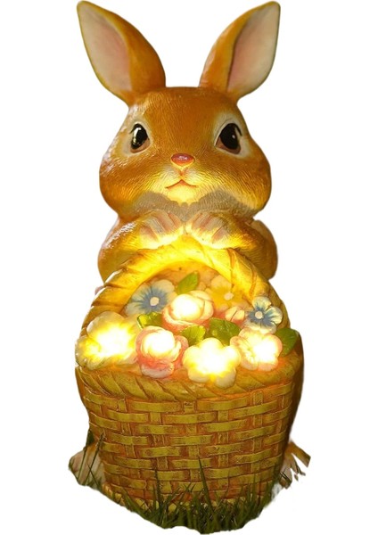 Bahçe Avlu Reçine El Sanatları Süsleme Bahçe Güneş Dekoratif Işık (Yurt Dışından)