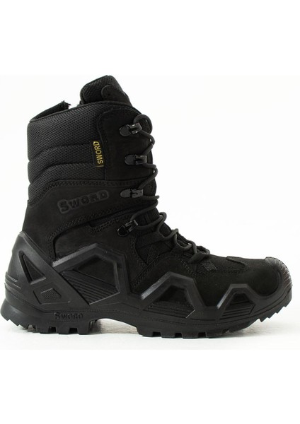 SS602 Su Geçirmez Fermuarlı/bağcıklı Tactical/outdoor Unisex Kışlık Askeri Uzun Siyah Çöl Botu fırsatları