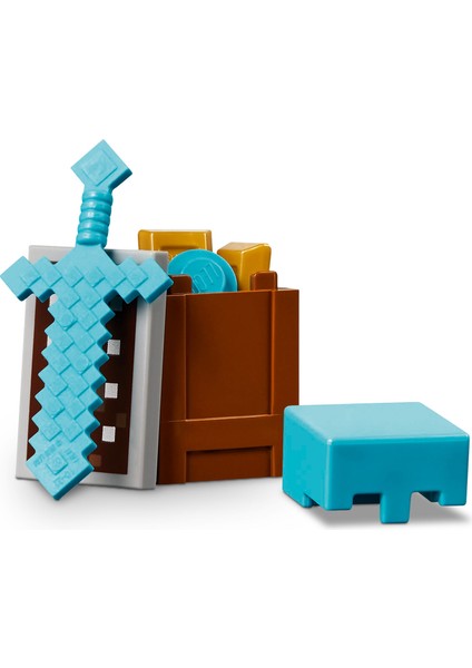 ® Minecraft® Serseri Köylü Çöl Devriyesi 21267 - 7 Yaş & Üzeri Video Oyunu Seven Çocuklar için Oyuncak Yapım Seti (105 Parça)