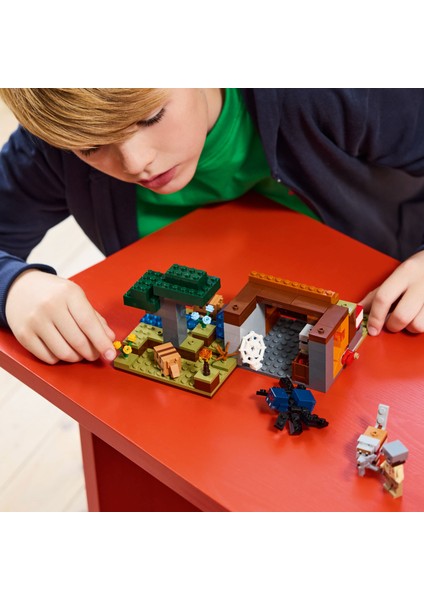 ® Minecraft® Armadillo Maden Keşfi 21269 - 8 Yaş & Üzeri Video Oyunu Seven Çocuklar için Yaratıcı Oyuncak Yapım Seti (247 Pr)