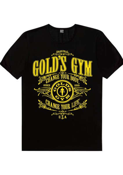 Golds Gym Siyah Erkek Tshirt