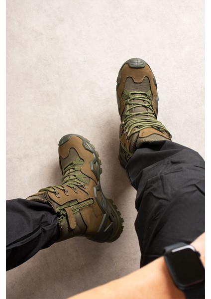 SS602 Su Geçirmez Fermuarlı/bağcıklı Tactical/outdoor Unisex Kışlık Askeri Uzun Haki Çöl Botu fiyatları