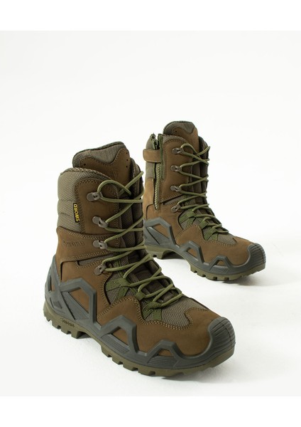 SS602 Su Geçirmez Fermuarlı/bağcıklı Tactical/outdoor Unisex Kışlık Askeri Uzun Haki Çöl Botu modelleri