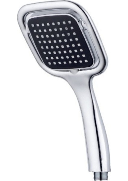 Duş Başlığı Siyah Kare Başlık Banyo Duşakabin El Duşu Duş Altosu