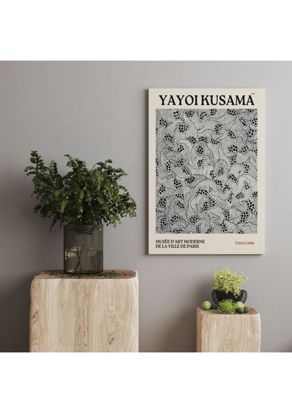 Yayoi Kusama Modern Duvar Tablosu Minimalist Sanatsal Tablo Duvar Dekorasyonu