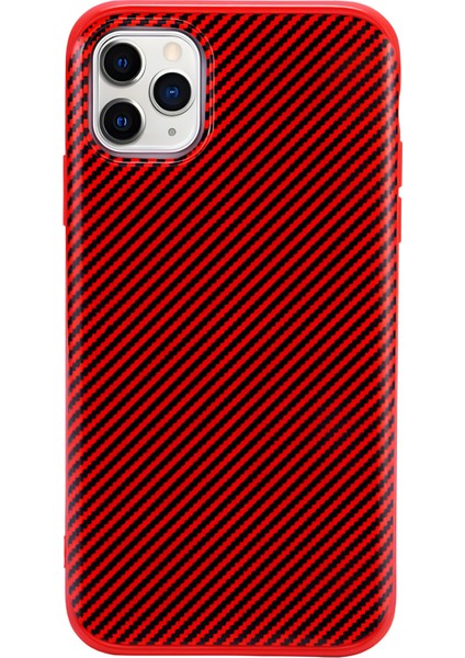 iPhone 11 Pro Kılıf Karbon Fiber Dizaynlı Vio Kılıf