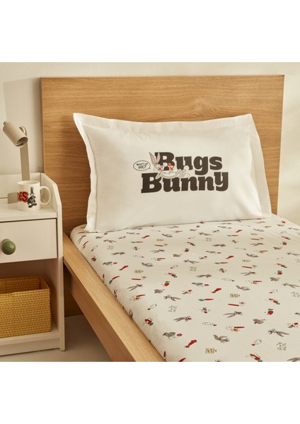 Karaca Home Looney Tunes Carrot Crazy Tek Kişilik Çarşaf Takımı
