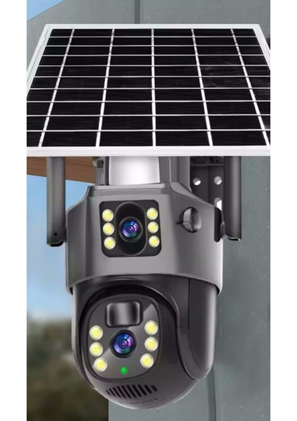 Solar Pro 4g Güneş Enerjili Dual Lens 360° Görüş Akıllı Güvenlik Kamerası Uzaktan İzleme Blic fiyatları