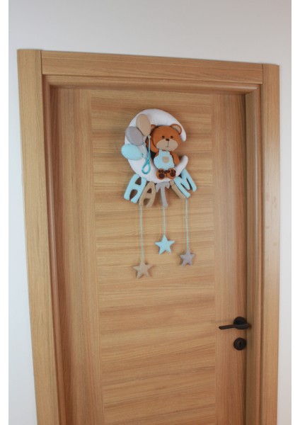 Hatim Isimli Aydede Ayıcık Bebek Odası Kapı Süsü fırsatları
