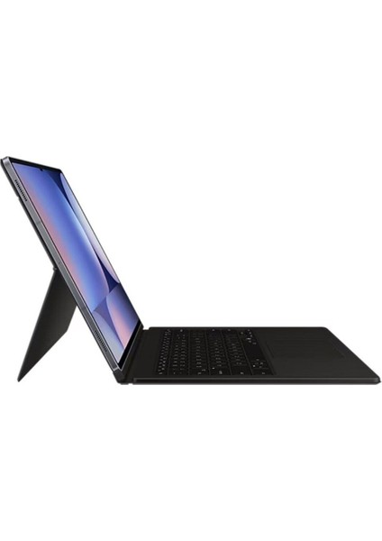 Samsung Galaxy Tab S10 / S9 Ultra Klavyeli Mousepadli Kılıf Siyah