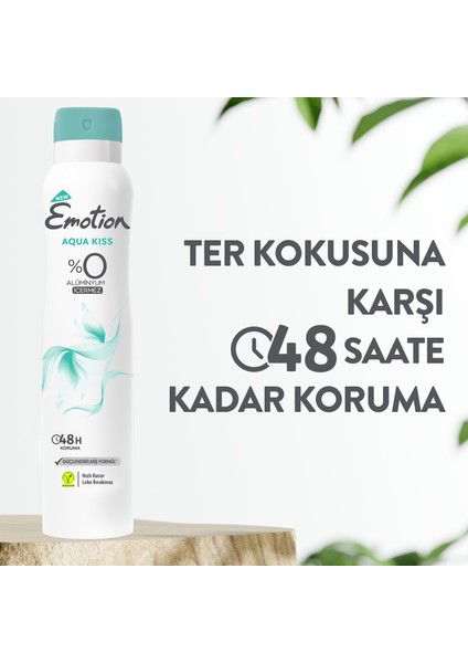 Aqua Kiss Kadın Deodorant 3X200 ml