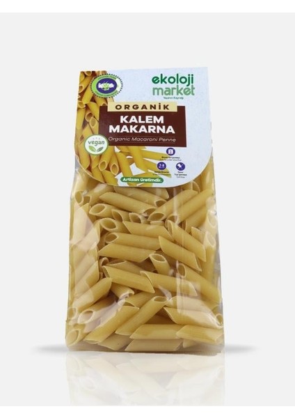 Organik Sade Kalem Makarna 300 gr