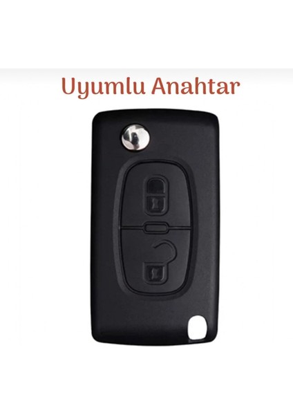 Peugeot 107 206 207 307 308 406 3008 Anahtar Kılıfı Siyah/beyaz fiyatları