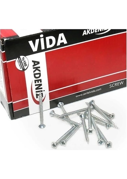 Sunta Vidası 3,5X25 Çinko 1 Paket 1000 Adet fiyatları