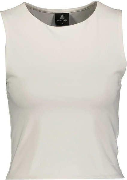 WB CROP EA 10SS152 4FX Kadın Ekru Atlet 101532916