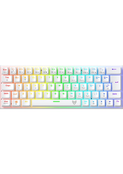Runner Rgb Mekanik Gaming Oyuncu Klavyesi Blue Switch Q Beya