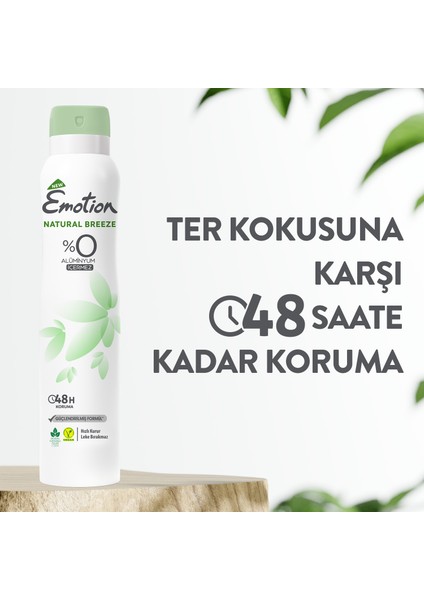 Natural Breeze Kadın Deodorant 3X200 ml