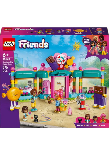 ® Friends Heartlake City Şekerci Dükkanı 42649 - 6 Yaş & Üzeri Çocuklar için Yaratıcı Oyuncak Yapım Seti (376 Parça) modelleri