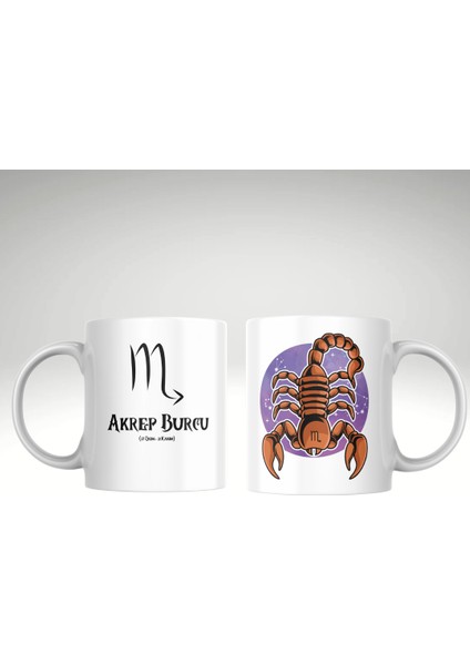 Akrep Burcu Baskı Kupa Bardak fiyatları