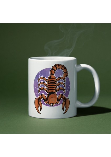 Akrep Burcu Baskı Kupa Bardak modelleri