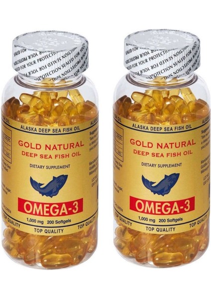 Omega 3 Balık Yağı 200+200 TOPLAM 400 Softgel