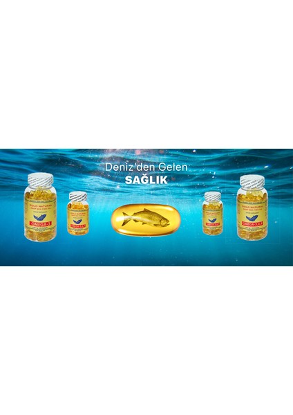 Omega 3 Balık Yağı 200+200 TOPLAM 400 Softgel