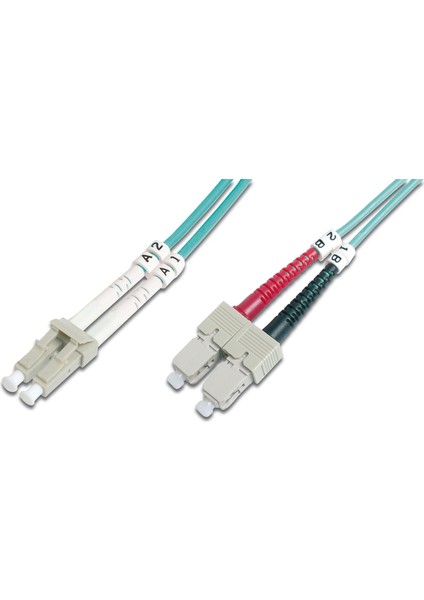 Digitus DK-2532-05/3 5 mt Lc-Sc 50/125 Om3 Multimode Duplex Patch Kabl