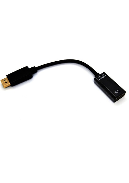DisplayPort (DP) &lt;-&gt; HDMI Adaptörü, DP Erkek &lt;-&gt; HDMI A Dişi, 4K@60HZ, Altın Kaplama, 0.15 metre&lt;br&gt;Beek DP M/ HDMI F,4K@60HZ,Gold 0.15M