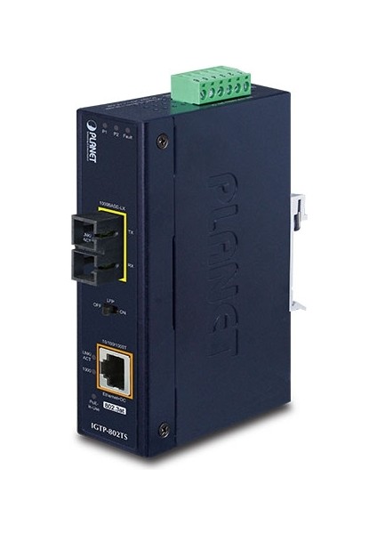 PL-IGTP-802TS 10 Km 1000BASE-LX To 10/100/1000BASE-T Media Converter