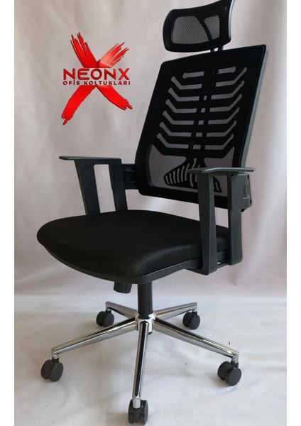 Neonx| Leona Çalışma Sandalyesi | Başlıklı Çalışma Sandalyesi | Yönetici Koltuğu