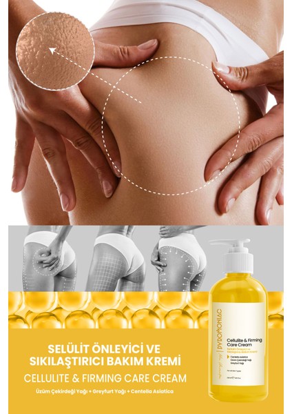Pyromoniac Selülit Karşıtı Sıkılaştırıcı Vücut Kremi 250 ml Centella Asiatica Tüm Ciltler modelleri