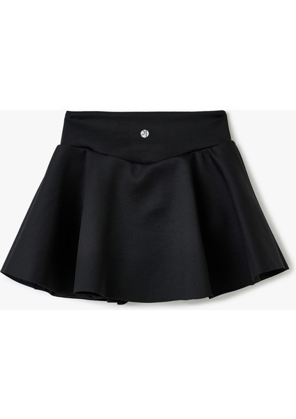 Yüksek Bel Slim Fit Şortlu Tenis Eteği fırsatları