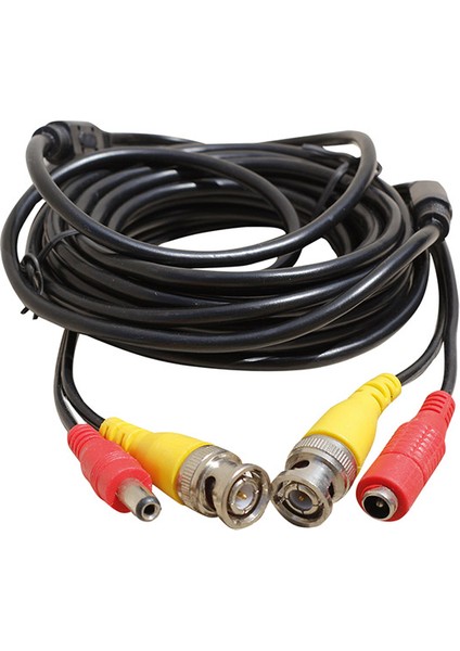 Bnc-Bnc Kablo+Power Kablo Dişi-Erkek Jacklı 15 Metre (4825)