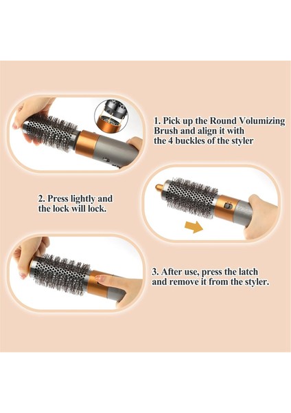 Eklentiler Için Büyük Yuvarlak Hacim Veren Fırça A (Yurt Dışından) indirimleri