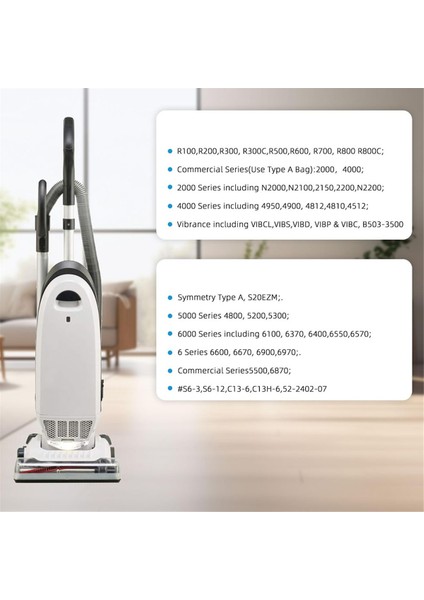 Riccar Vacuum Simplicity S20EZM Için 12'li Vakum Torbası Tipi A (Yurt Dışından) indirimleri