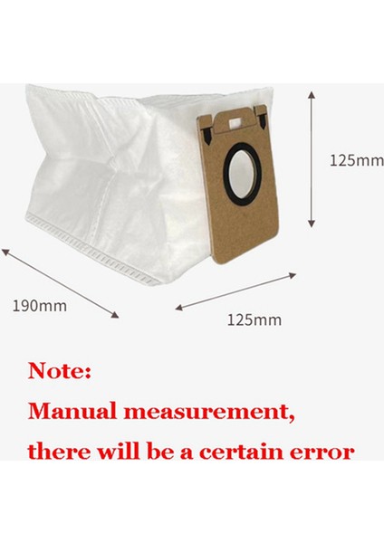 Bot D10 Plus RLS3D Için 7 Adet Toz Torbası (Yurt Dışından)