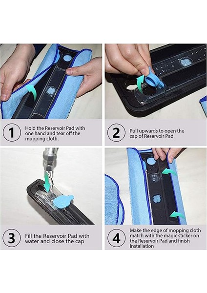 380 380T Için Mop Bezi Su Tankı ve Su Fitili Kapağı (Yurt Dışından)