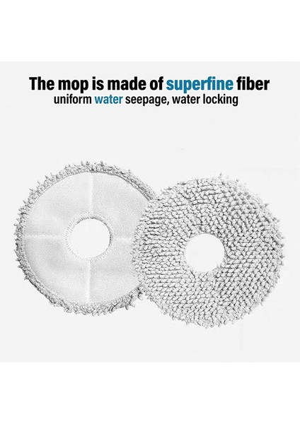 Bot L10S Pro L10S Ultra B101CN S10 Pro Için Döndürülebilir Paspas Pedleri (Yurt Dışından)